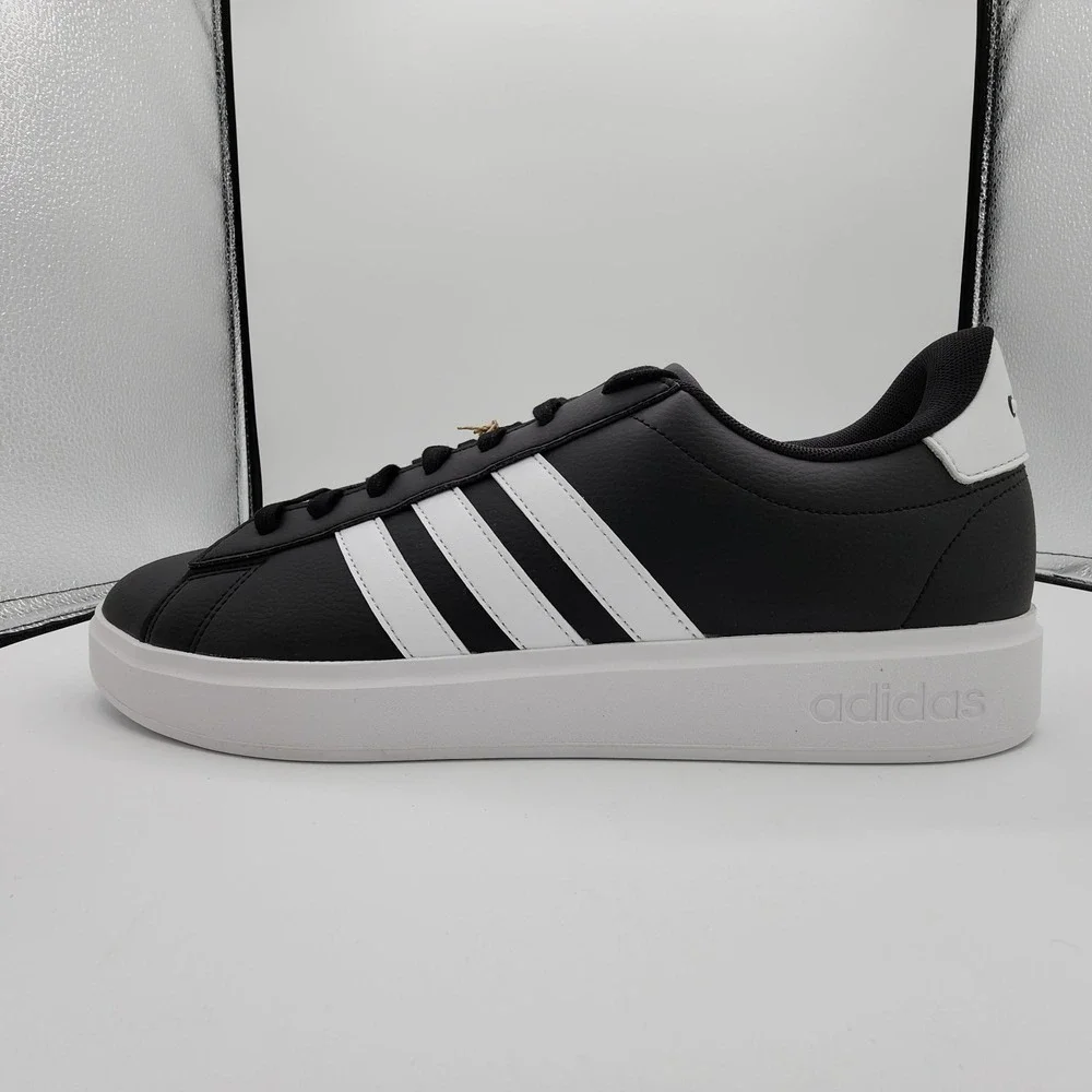 Adidas‎ Grand Court 2.0 Shoes Mens 13 Core Black Cloud White Sneaker NEW in Box